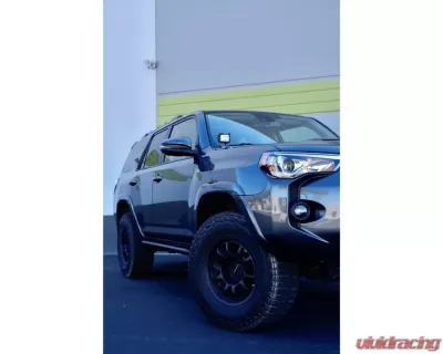 Westcott Designs 20 Degrees Black DOM MIG Weld No Kick Out Rock Sliders Toyota 4Runner 2010-2021 - 25313MBK