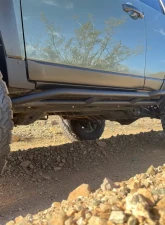 Westcott Designs 20 Degrees Black DOM TIG Weld Rock Sliders w/Top Plates Toyota FJ Cruiser 2007-2014                                     - 25421TBK - Image 2