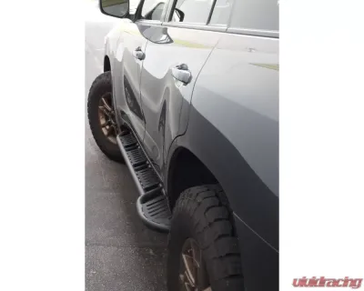 Westcott Designs Black DOM MIG Weld Rock Sliders Toyota Land Cruiser 200 2015-2022 - 25501MBK