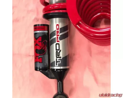 Westcott Designs Raw Aluminum Fox TRD PRO Front Only Lift Kit Toyota Tundra 2019-2021 - 35204FA