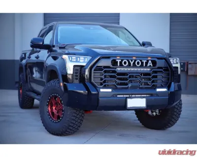 Westcott Designs Raw Aluminum Fox TRD PRO Preload Collar Lift Kit Toyota Tundra 2022-2024 - 35210A