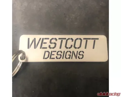 Westcott Designs Brushed Stainless Key Chain - 95206