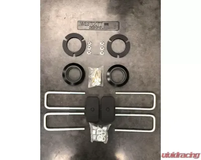 Westcott Designs Black Anodize Fox TRD PRO Front Only Lift Kit Toyota Tacoma 2017-2019 - 35102FB