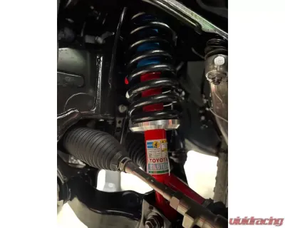 Westcott Designs Black Anodize AVS/Air Ride w/Hitachi Black Shocks Preload Collar Front Only Lift Kit Toyota Tundra 2022-2024 - 35208FHB