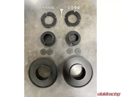 Westcott Designs Raw Aluminum Fox TRD PRO Front Only Lift Kit Toyota 4Runner 2021-2022 - 35303FA