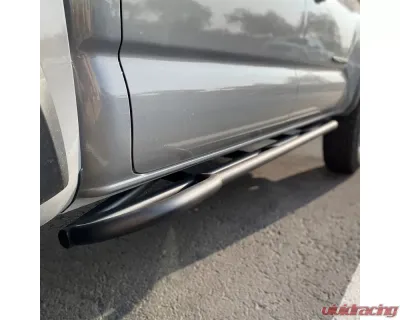 Westcott Designs 20 Degrees Black DOM TIG Weld Short Bed and Access Cab Sliders Toyota Tacoma 2010-2021 - 25121BK