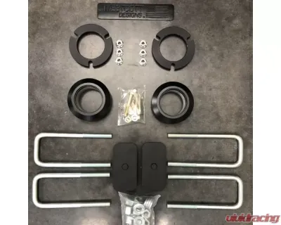 Westcott Designs Black Anodize Fox TRD PRO Front Only Lift Kit Toyota 4Runner 2019-2020 - 35302FB