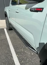 Westcott Designs 20 Degrees Black DOM MIG Weld Short Bed and Access Cab Sliders w/Top Plates Toyota Tacoma 2010-2021                                     - 25121MTBK - Image 4