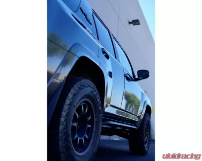 Westcott Designs 20 Degrees Black HREW MIG Weld No Kick Out Rock Sliders w/Top Plates Toyota 4Runner 2010-2021 - 25313HTBK