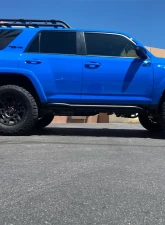 Westcott Designs 20 Degrees Black DOM TIG Weld Sliders w/Top Plates 5th Generation Toyota 4Runner 2010-2021                                     - 25322TBK - Image 4