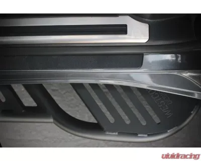 Westcott Designs Black DOM MIG Weld Rock Sliders Toyota Land Cruiser 200 2015-2022 - 25501MBK