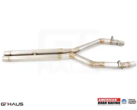 American Roar Racing Titanium Section 2 Catback X-pipe w/o Factory Control Resonator Delete Section Dodge Charger SRT8 Scat-Pack 2015+