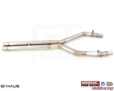 American Roar Racing Titanium Section 2 Catback X-pipe w/o Factory Control Resonator Delete Section Dodge Charger SRT8 Scat-Pack 2015+ - DD0234001