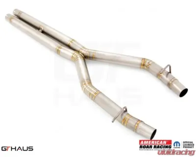 American Roar Racing Titanium Section 2 Catback X-pipe w/o Factory Control Resonator Delete Section Dodge Charger SRT8 Scat-Pack 2015+ - DD0234001