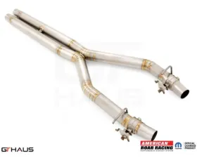 American Roar Racing Titanium Section 2 Catback X-pipe w/ Factory Control Resonator Delete Section Dodge Charger SRT8 Scat-Pack 2015+