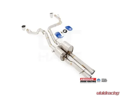 American Roar Racing Stainless Steel GTC - Roar Super Racing Series Exhaust System 2x130mm (Round Split) Ram TRX (6.2 SC Hemi V8) 2021-2024 - DD0611534