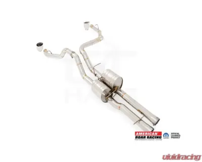 American Roar Racing Stainless Steel GTS - Roar Super Racing Series Exhaust System 2x130mm (Round Split) Ram TRX (6.2 SC Hemi V8) 2021-2024 - DD0611834