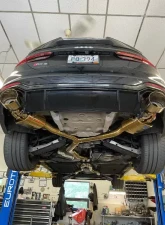 Valvetronic Designs 2 Polished OEM Style Oval Tips Polished Valved Sport Exhaust System Audi RS5 B9 2016-2023                                     - AUD.B9.RS5.VSES.PO - Image 13
