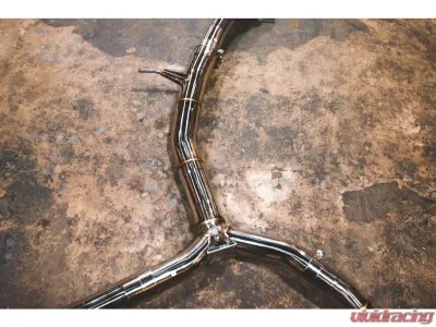 Valvetronic Designs 2 Polished OEM Style Oval Tips Polished Valved Sport Exhaust System Audi RS5 B9 2016-2023 - AUD.B9.RS5.VSES.PO