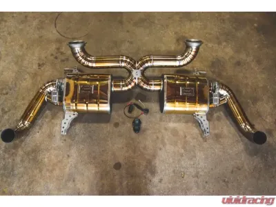 Valvetronic Designs Valved Sport Catback Exhaust System for Audi R8 V10 Gen 2 2017-2021, Grade 5 Titanium - AUD.R8.GEN2.VSES.TI
