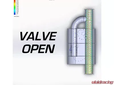 Valvetronic Designs 2.5 | 66Mm Exhaust Pipe 1 Muffler No Tips Universal Valved Muffler Kit - UVM.63MM