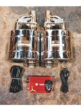 Valvetronic Designs 2.5 | 63Mm Exhaust Pipe 2 Muffler No Tips Universal Valved Muffler Kit                                     - UVM.63MM.X2 - Image 11