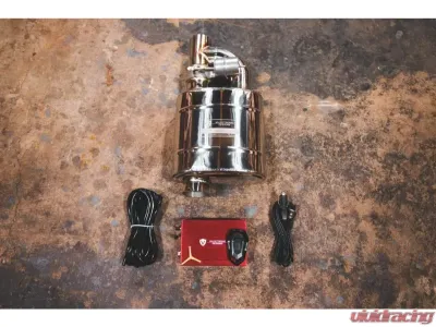 Valvetronic Designs 2.5 | 66Mm Exhaust Pipe 1 Muffler No Tips Universal Valved Muffler Kit - UVM.63MM