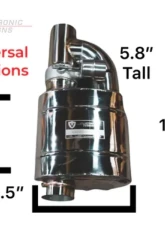 Valvetronic Designs 3.0In | 76Mm Exhaust Pipe 1 Muffler No Tips Universal Valved Muffler Kit                                     - UVM.76MM - Image 4