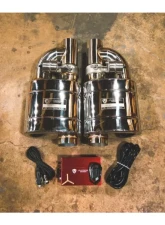 Valvetronic Designs 3.0In | 76Mm Exhaust Pipe 2 Muffler No Tips Universal Valved Muffler Kit                                     - UVM.76MM.X2 - Image 11