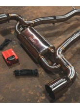 Valvetronic Designs Valved Sport Exhaust System Brushed Toyota Supra A90/A91 2020-2024                                     - TOY.A90.VSES.BR - Image 2