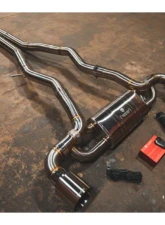 Valvetronic Designs Valved Sport Exhaust System Brushed Toyota Supra A90/A91 2020-2024                                     - TOY.A90.VSES.BR - Image 6