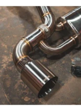 Valvetronic Designs Valved Sport Exhaust System Brushed Toyota Supra A90/A91 2020-2024                                     - TOY.A90.VSES.BR - Image 7