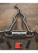 Valvetronic Designs Valved Sport Exhaust System Brushed Toyota Supra A90/A91 2020-2024                                     - TOY.A90.VSES.BR - Image 14
