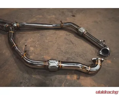 Valvetronic Designs Valved Race Exhaust System - Free Flow T304 Stainless Steel for Audi B9 S4/S5 (2017-2023) - AUD.B9.S4.VSES.FF.AG.RC