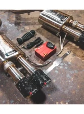 Valvetronic Designs E9X M3 Exhaust System 2008-2013 T304 Stainless Steel Black Finish                                     - BMW.E9X.M3.AXL.BR.BLK - Image 3