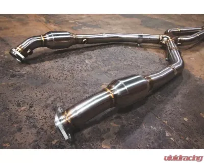 Valvetronic Designs E9X M3 Exhaust System 2008-2013 T304 Stainless Steel Black Finish - BMW.E9X.M3.AXL.BR.BLK
