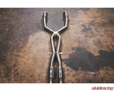 Valvetronic Designs Free Flow Race Midpipe - Dual Resonated BMW E9X M3 - BMW.E9X.M3.MP.FF.DR.BR