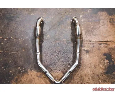 Valvetronic Designs Free Flow Race Midpipe - Dual Resonated BMW E9X M3 - BMW.E9X.M3.MP.FF.DR.BR