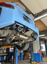 Valvetronic Designs Valved Sport Exhaust System for BMW G87 M2 2022+ - 4" Carbon Tips                                     - BMW.G87.M2.VSES.BR.RC - Image 12
