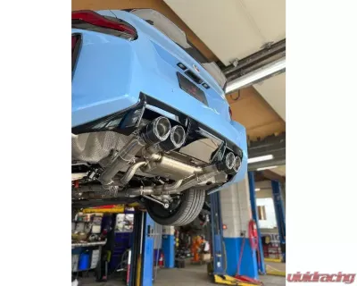 Valvetronic Designs Valved Sport Exhaust System for BMW G87 M2 2022+ - 4" Carbon Tips - BMW.G87.M2.VSES.BR.RC