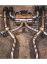 Valvetronic Designs Valved Sport Exhaust System for BMW G87 M2 2022+ - 4" Carbon Tips                                     - BMW.G87.M2.VSES.BR.RC - Image 4