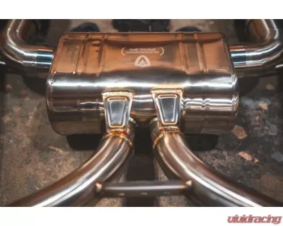 Valvetronic Designs Valved Sport Exhaust System for BMW G87 M2 2022+ - 4" Carbon Tips - BMW.G87.M2.VSES.BR.RC