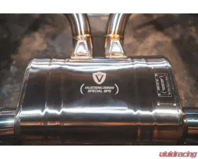 Valvetronic Designs Valved Sport Exhaust System for BMW G87 M2 2022+ - 4" Carbon Tips - BMW.G87.M2.VSES.BR.RC