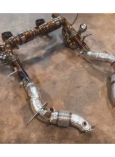 Valvetronic Designs Valved Race Exhaust System for Ferrari F8 (2019-2023) - Grade 5 Titanium                                     - FER.F8.VSES.FF.TI - Image 3