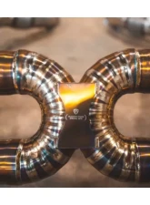 Valvetronic Designs Valved Race Exhaust System for Ferrari F8 (2019-2023) - Grade 5 Titanium                                     - FER.F8.VSES.FF.TI - Image 4