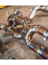 Valvetronic Designs Valved Race Exhaust System for Ferrari F8 (2019-2023) - Grade 5 Titanium                                     - FER.F8.VSES.FF.TI - Image 8