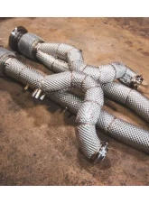Valvetronic Designs Equal Length Free Flow Front Pipes for Lamborghini Aventador SVJ 2012-2020                                     - LAM.AVEN.SVJ.FF - Image 4