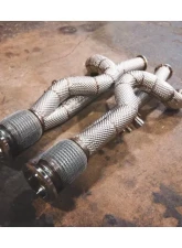 Valvetronic Designs Equal Length Free Flow Front Pipes for Lamborghini Aventador SVJ 2012-2020                                     - LAM.AVEN.SVJ.FF - Image 2