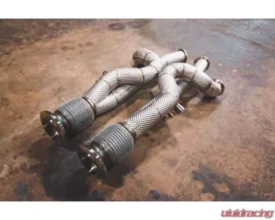 Valvetronic Designs Equal Length Free Flow Front Pipes for Lamborghini Aventador SVJ 2012-2020 - LAM.AVEN.SVJ.FF