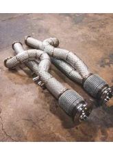 Valvetronic Designs Equal Length Free Flow Front Pipes for Lamborghini Aventador SVJ 2012-2020                                     - LAM.AVEN.SVJ.FF - Image 3